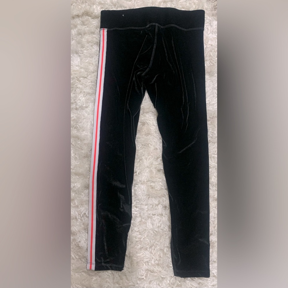 🌺Women’s Gorgeous Victoria’s Secret PINK velour leggings/tracksuit pants sz L
